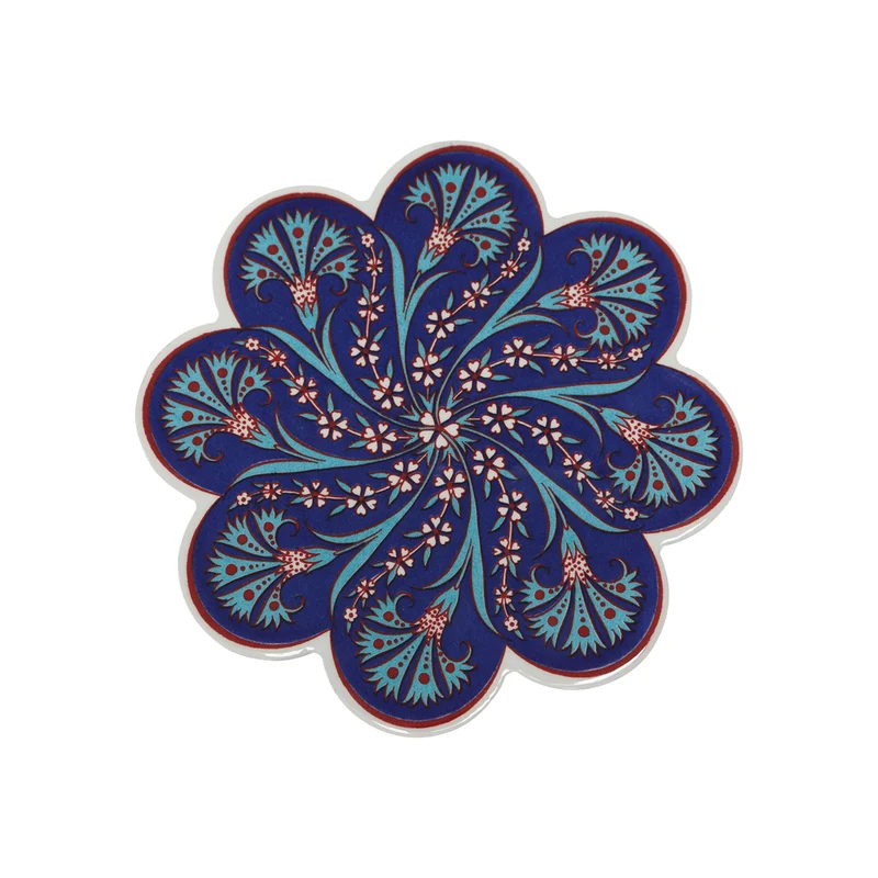 Dessous de Plat en céramique - Bleu foncé et Violet