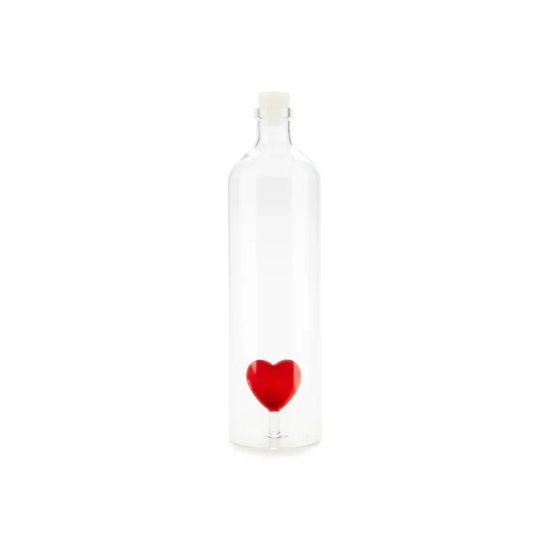 Bouteille Love en verre borosilicate - 1,2 L