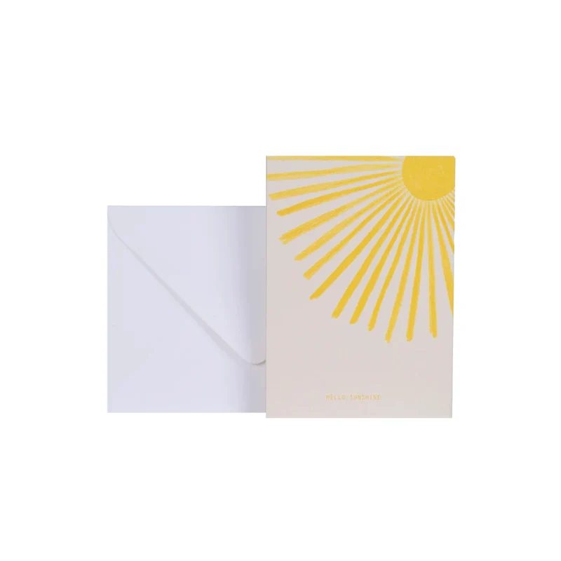 Carte Double Sun Hello Sunshine
