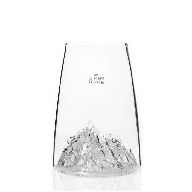 Verre topographic Mont Blanc
