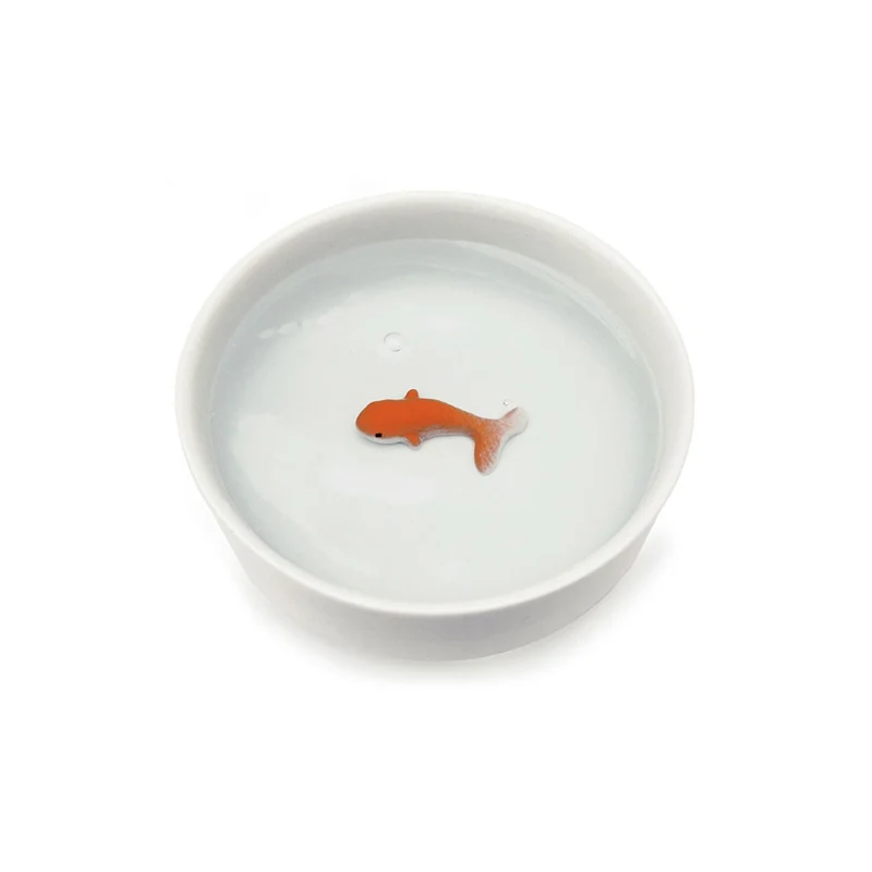 Bol poisson rouge pour chat