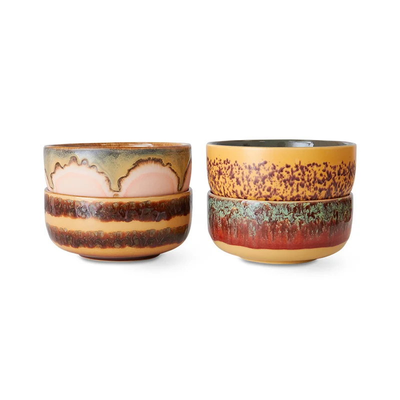 Lot de 4 Bols à Dessert Harbour 70s - ø 12,5 cm