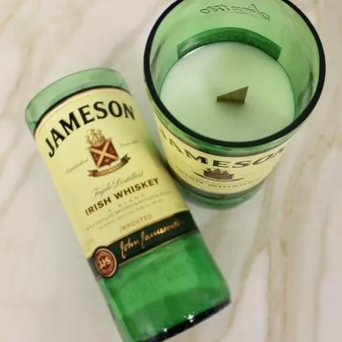 Jameson Irish Whiskey Bottle Candle