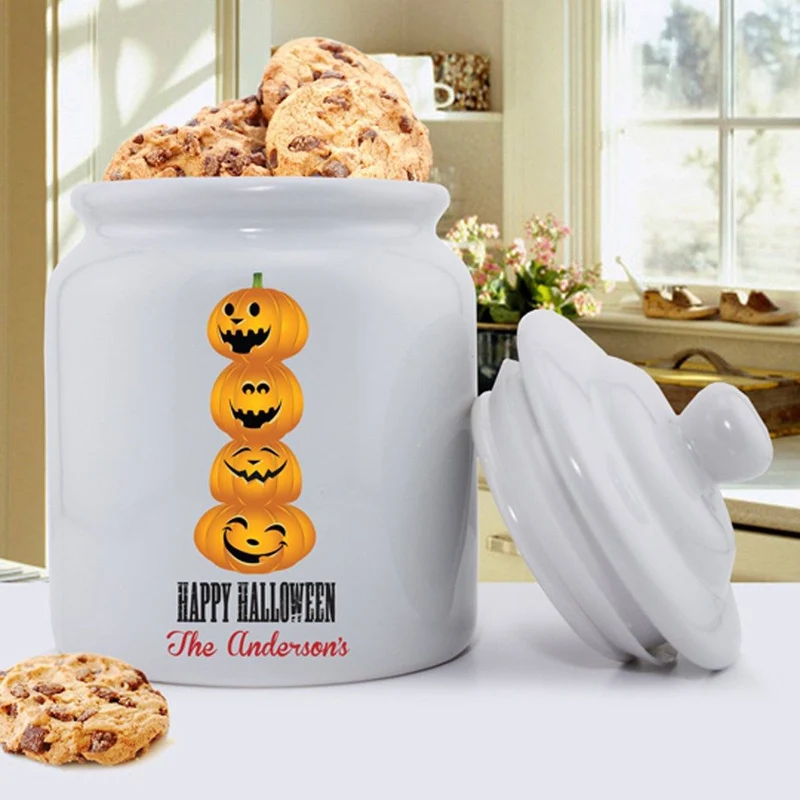 Halloween Cookie Jar - Personalized
