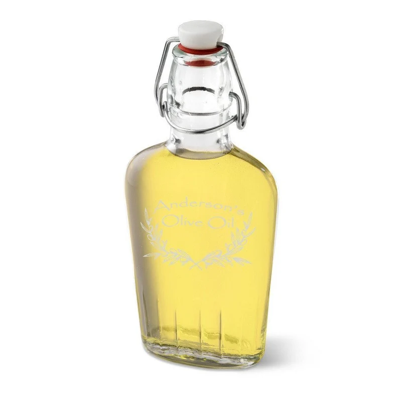Olive Oil Glass Bottle - Personalized