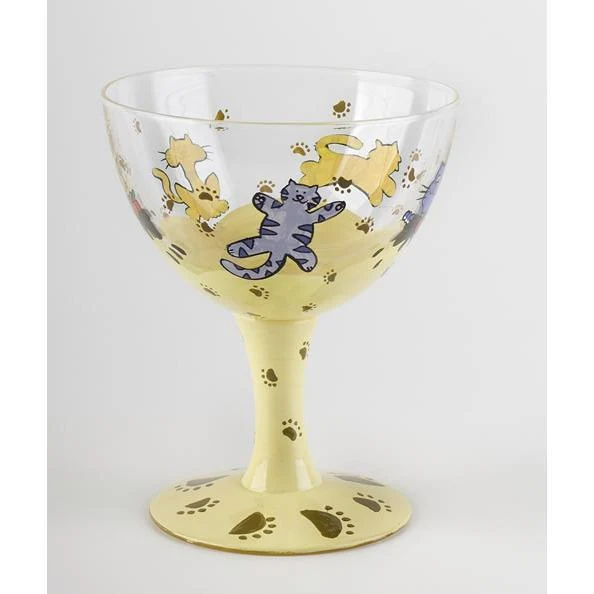 Tin Roof Hand Painted Ice Cream Sundae Bowl