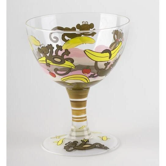 Banana Split Hand Painted Ice Cream Sundae Bowl