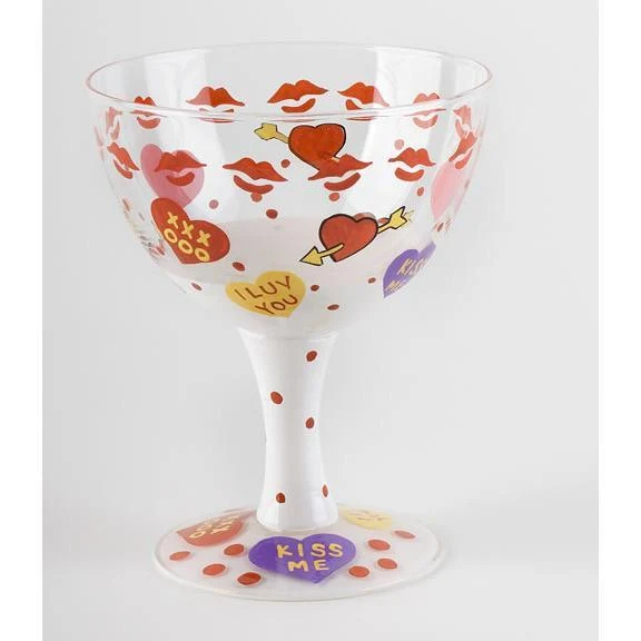 Cupid's Hand Painted Ice Cream Sundae Bowl