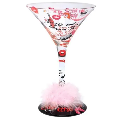 Single and Lovin' It Martini Glass by Lolita®