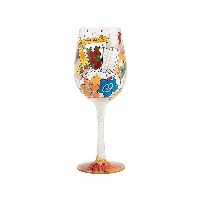 June Birthday Wine Glass by Lolita®