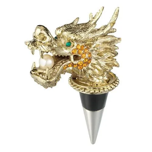Enameled Dragon Bottle Stopper