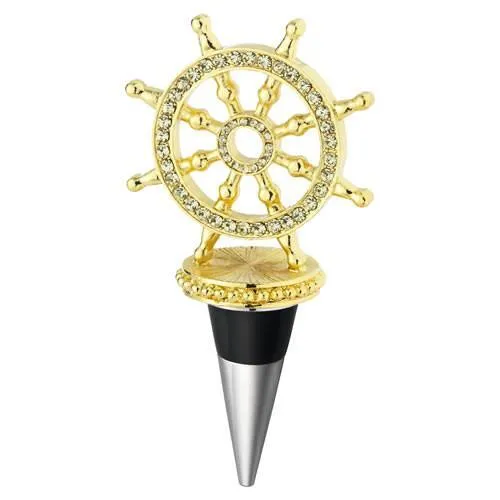 Ship's Wheel Bottle Stopper