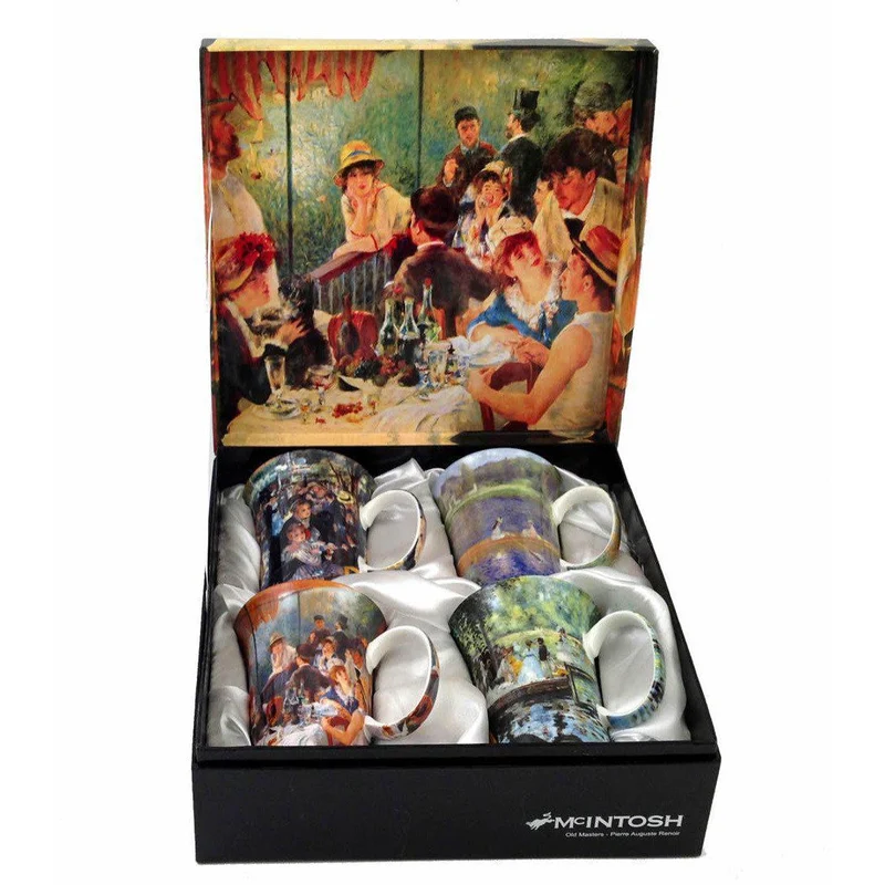 Renoir Set of 4 Bone China Mugs