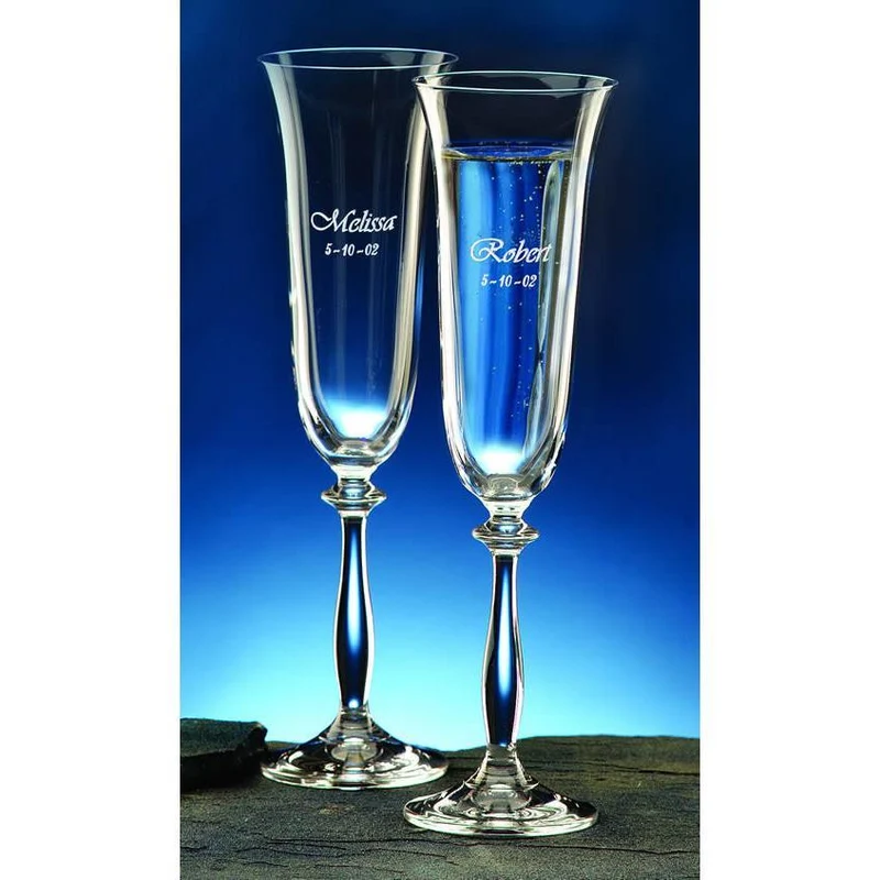 Angela Personalized Flutes - 7 oz. (Set of 2)
