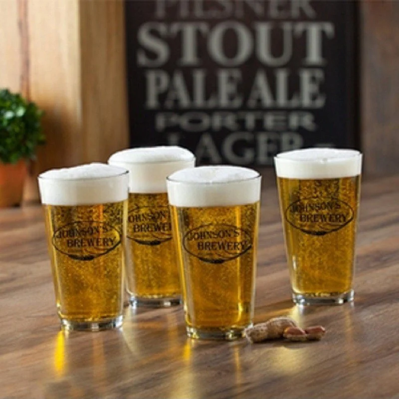 Weizen Personalized Pub Glass Set