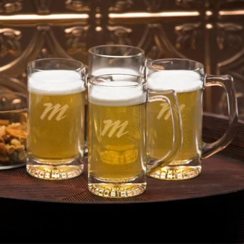 Tavern Beer Mugs (Set of 4) - Personalized
