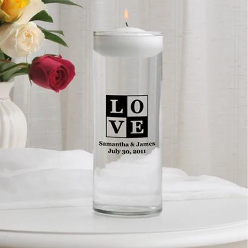 Floating Personalized Unity Candle