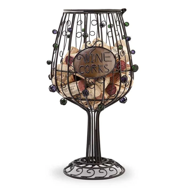 Wine Glass Cork Cage® Wine Bottle Cork Holder