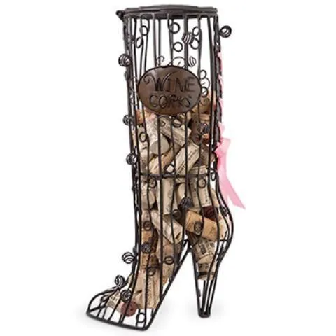 Boot Cork Cage® Wine Bottle Cork Holder