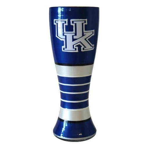 University of Kentucky Artisan Hand Painted Pilsner Glass