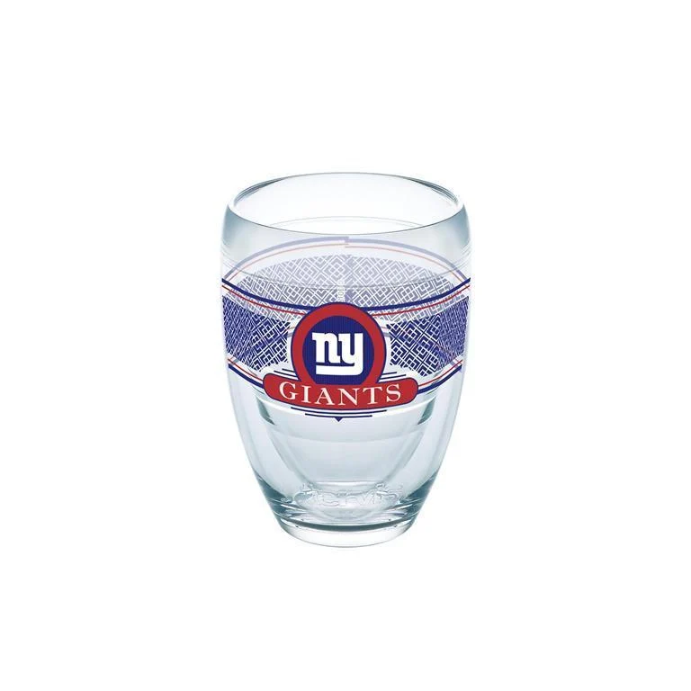 New York Giants 9 oz. Tervis Stemless Wine Glass - (Set of 2)