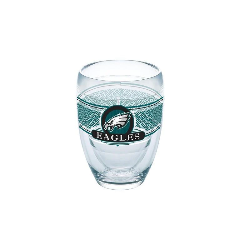 Philadelphia Eagles 9 oz. Tervis Stemless Wine Glass - (Set of 2)