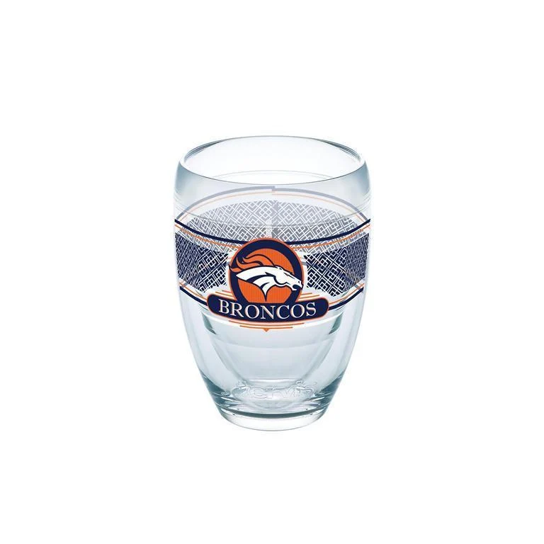 Denver Broncos 9 oz. Tervis Stemless Wine Glass - (Set of 2)