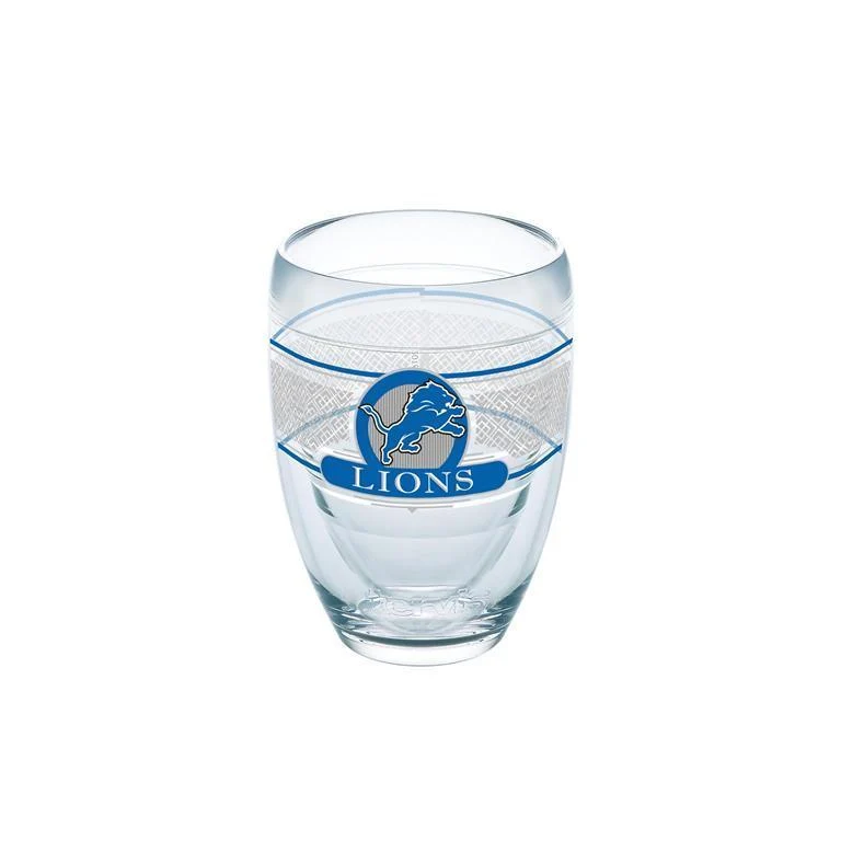 Detroit Lions 9 oz. Tervis Stemless Wine Glass - (Set of 2)