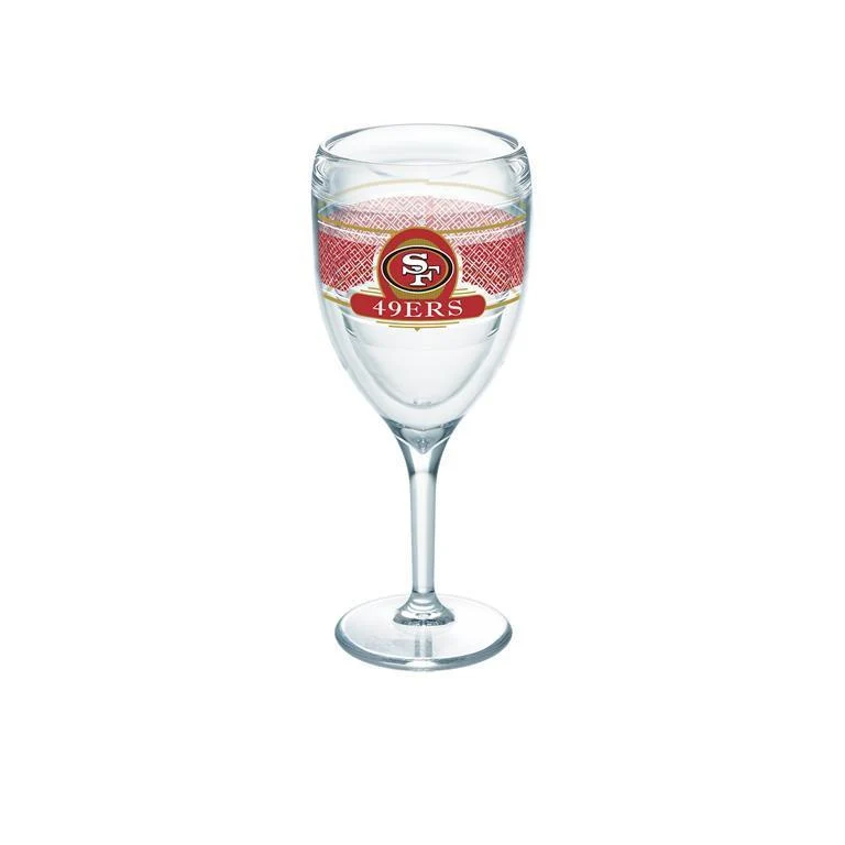 San Francisco 49ers 9 oz. Tervis Wine Glass - (Set of 2)