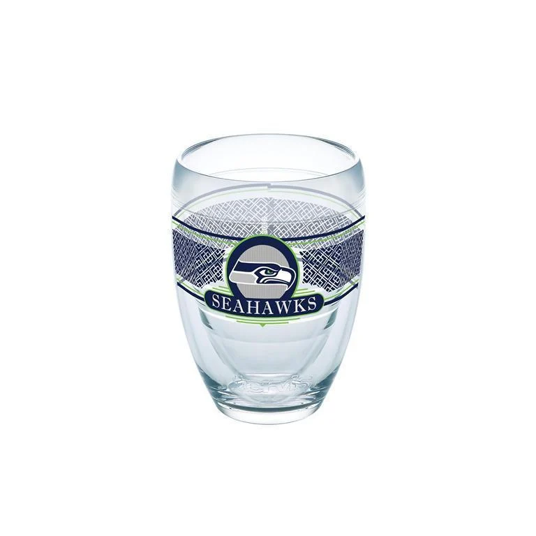 Seattle Seahawks 9 oz. Tervis Stemless Wine Glass - (Set of 2)