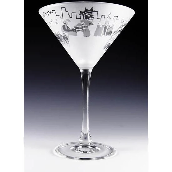 New Orleans Mardi Gras Martini Glass (Set of 2)