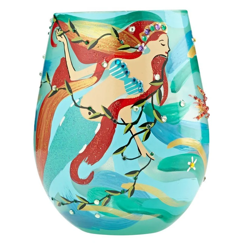 Mermaid Stemless Wine Glass by Lolita®