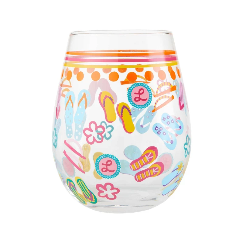 Flip Flips Stemless Wine Glass by Lolita®