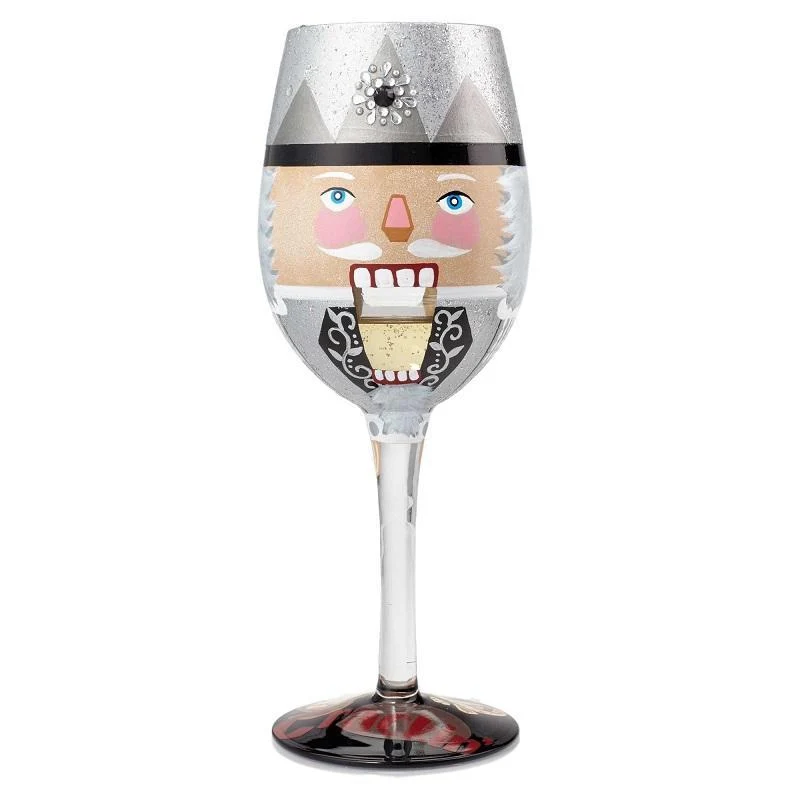 Get Crackin' Nutcracker Wine Glass by Lolita®