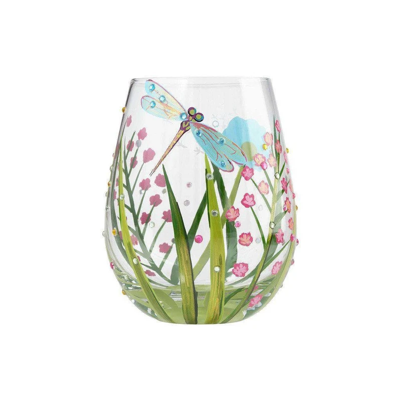 Dragonfly Stemless Wine Glass by Lolita®