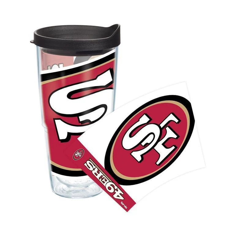 San Francisco 49ers Colossal 24 oz. Tervis Tumbler with Lid - (Set of 2)
