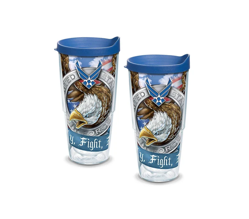 Air Force Eagle 24 oz. Tervis Tumbler with Lid - (Set of 2)