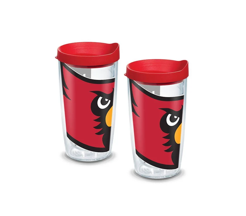 University of Louisville Colossal 16 oz. Tervis Tumbler with Lid - (Set of 2)