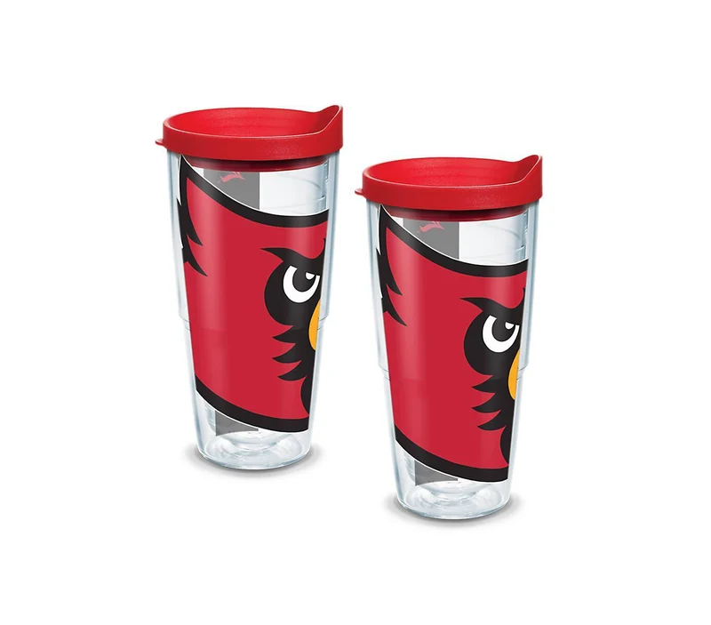 University of Louisville Colossal 24 oz. Tervis Tumbler with Lid - (Set of 2)