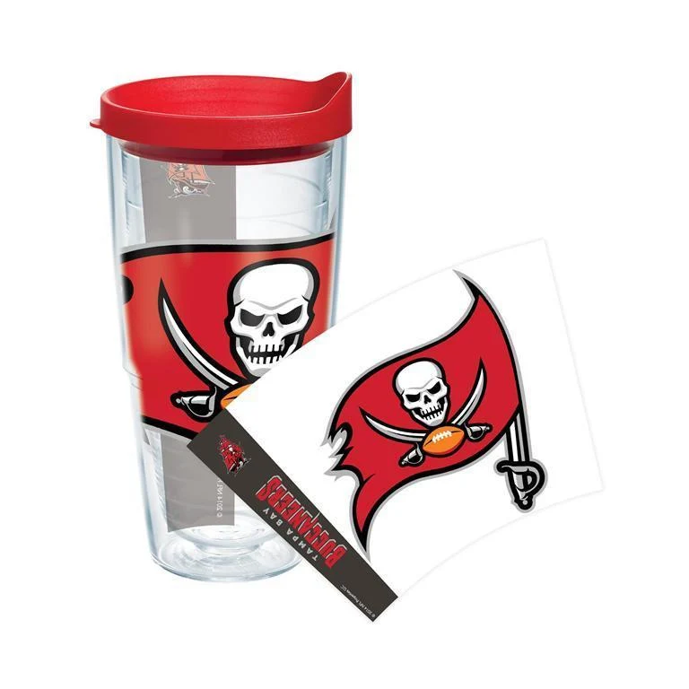 Tampa Bay Buccaneers Colossal 24 oz. Tervis Tumbler with Lid - (Set of 2)