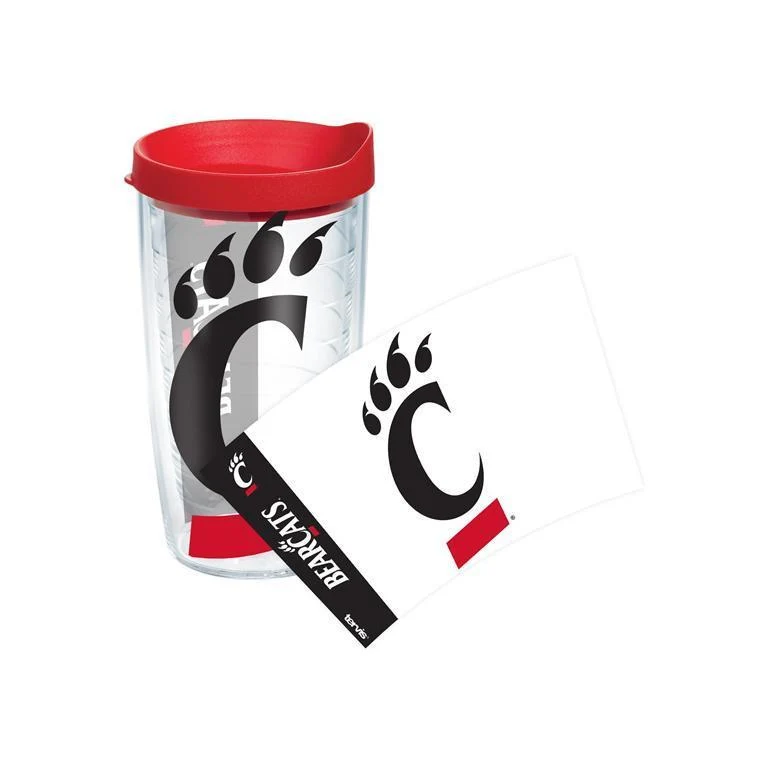 University of Cincinnati Colossal 16 oz. Tervis Tumbler with Lid - (Set of 2)