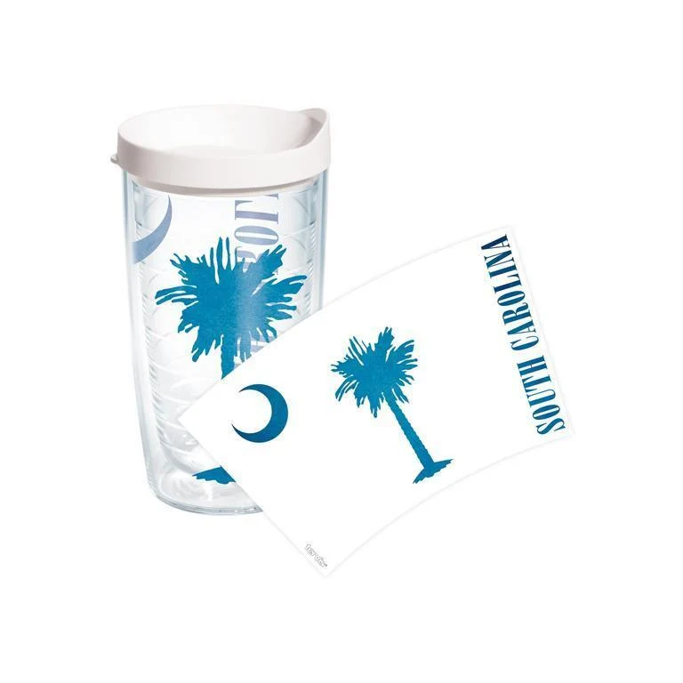 South Carolina Colossal State Flag 16 oz. Tervis Tumbler with Lid - (Set of 2)
