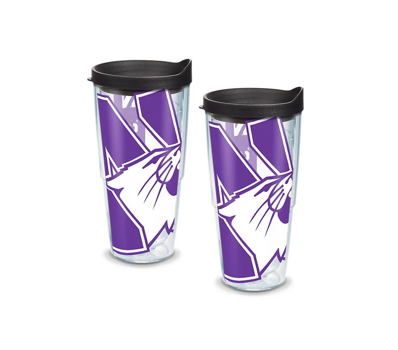 Northwestern University Colossal 24 oz. Tervis Tumbler with Lid - (Set of 2)