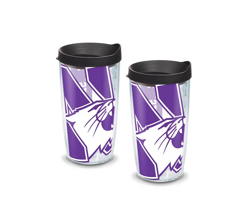 Northwestern University Colossal 16 oz. Tervis Tumbler with Lid - (Set of 2)