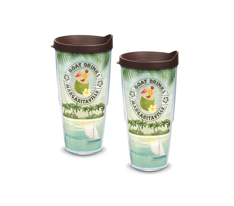Boat Drinks 24 oz. Tervis Tumbler with Lid - (Set of 2)