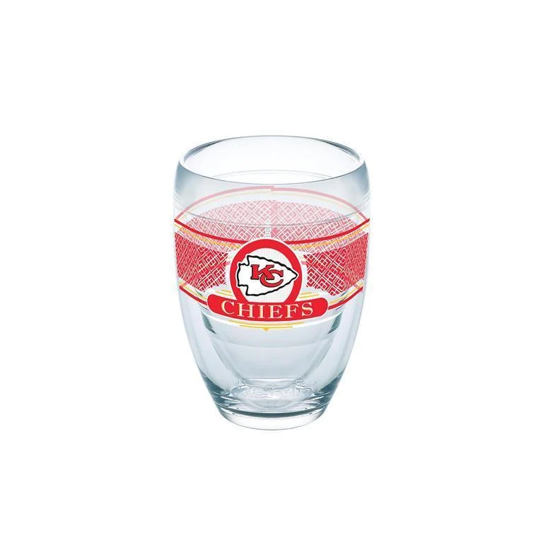 Kansas City Chiefs 9 oz. Tervis Stemless Wine Glass - (Set of 2)