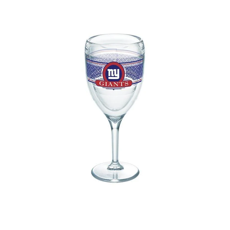 New York Giants 9 oz. Tervis Wine Glass - (Set of 2)