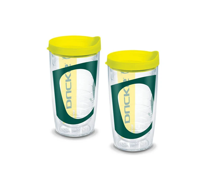University of Oregon Colossal 16 oz. Tervis Tumbler with Lid - (Set of 2)