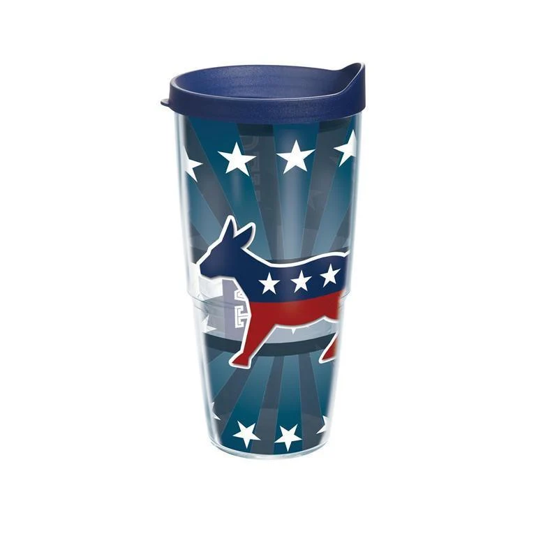 Democrat Donkey 24 oz. Tervis Tumbler with Lid - (Set of 2)