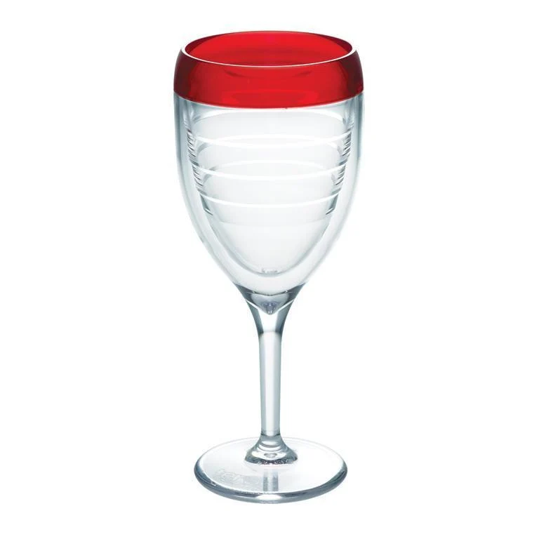 Cherry Fizz 9 oz. Tervis Wine Glasses (Boxed Set of 2)